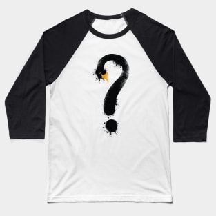 Black Swan question mark Baseball T-Shirt